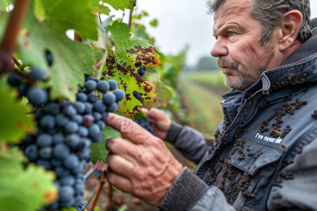 Mildiou précoce inquiète viticulteurs à Bordeaux : "J'avais jamais vu ça